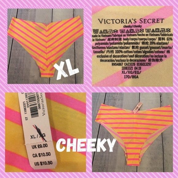 🧡🩷🧡NWT Victoria's Secret PINK, Cheeky Panties-XL - Picture 2 of 2